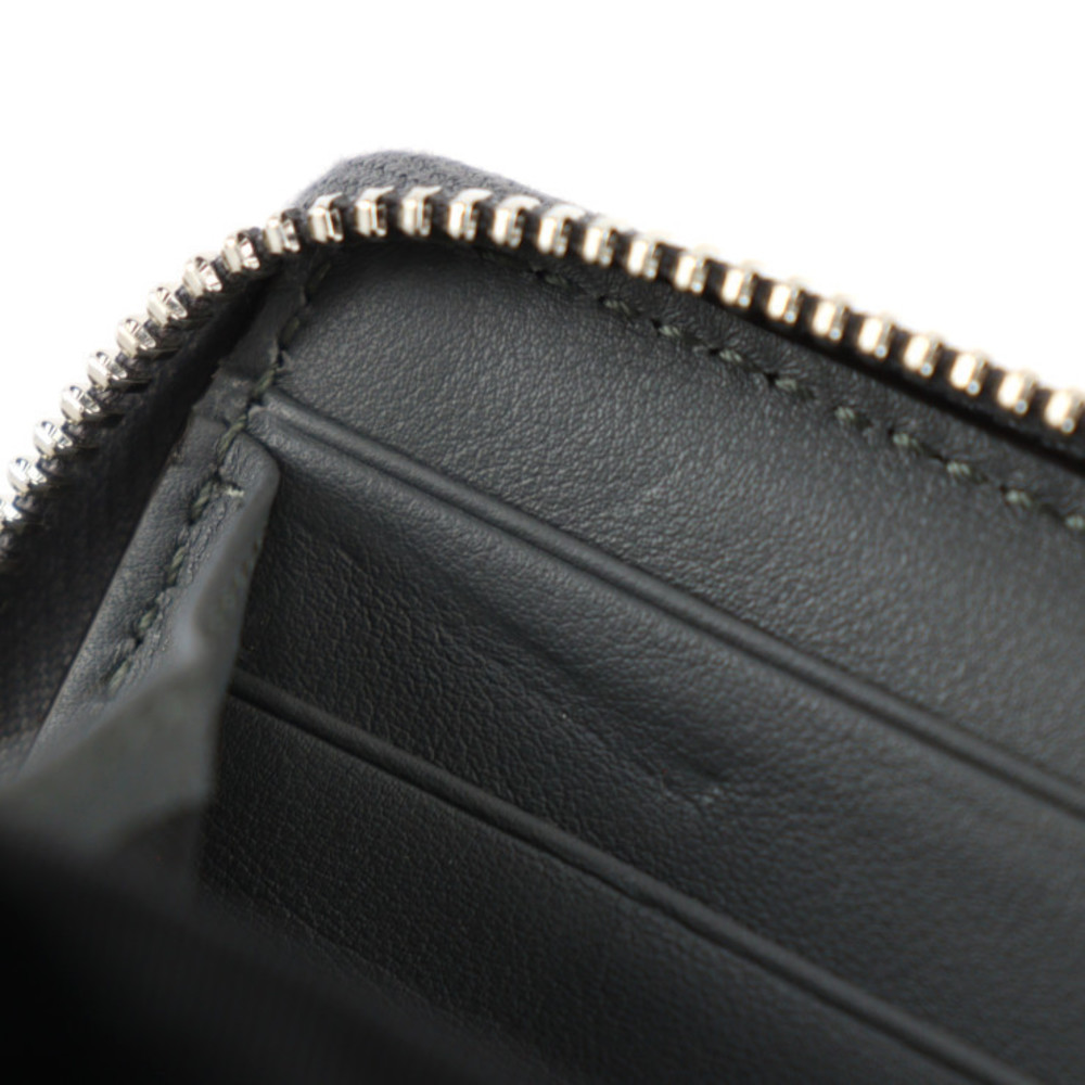 Gucci Zip Around Long Wallet Python Gray - image 8